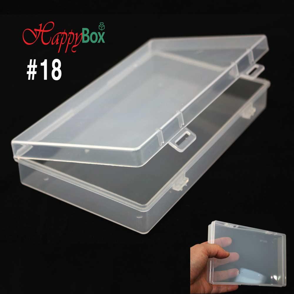 해피박스 케이스 [18번] 170x105x25mm 리빙박스 수납정리함 공구박스 로고인쇄