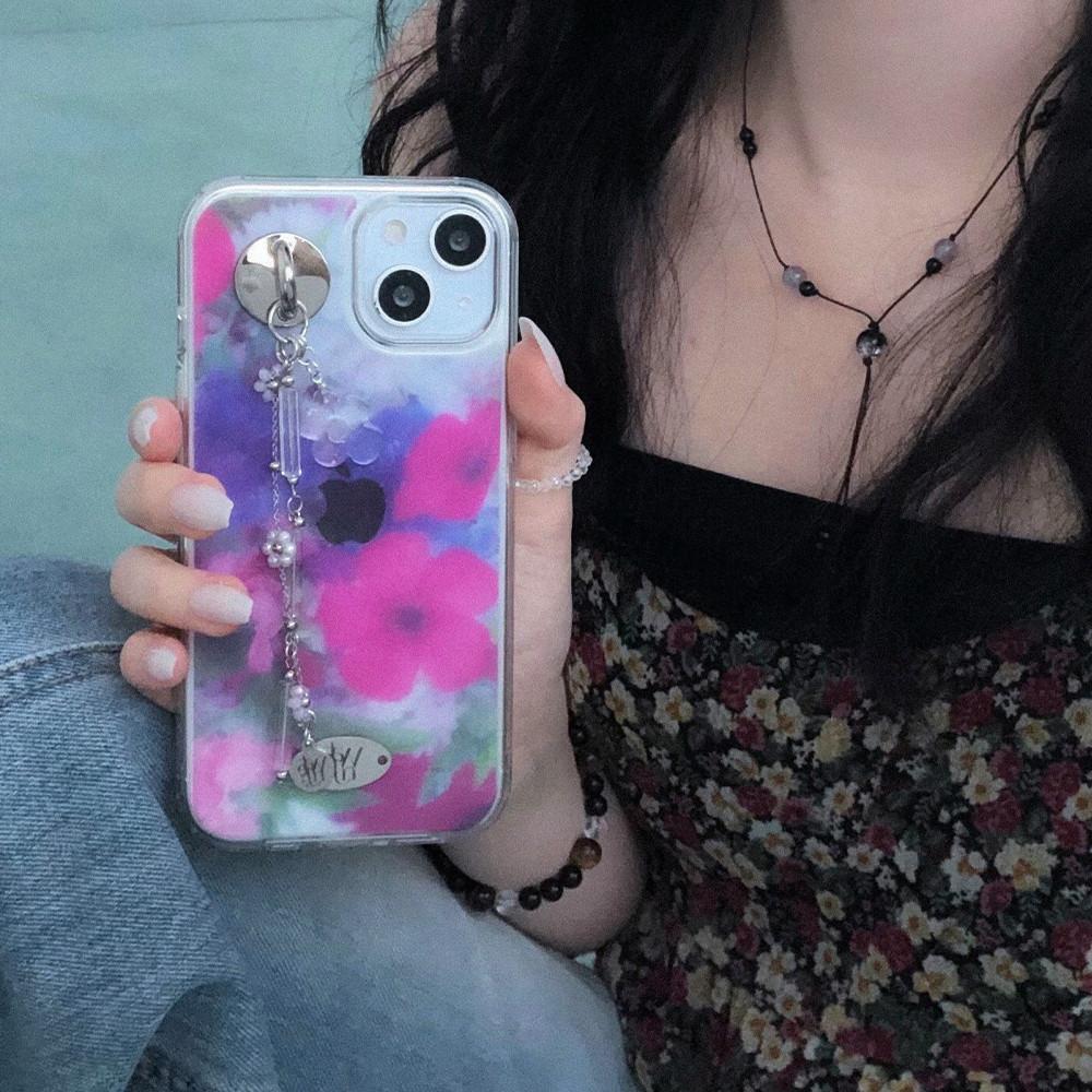 워터진 / vintage flower 젤하드 케이스