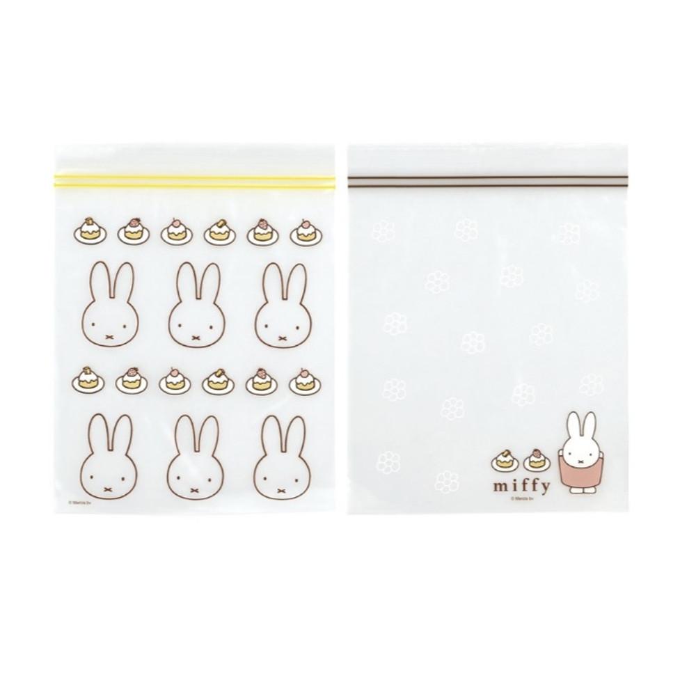 [미피굿즈] 미피 지퍼백 20p 행용품 비닐 투명 파우치 세면도구 화장품 소품정리