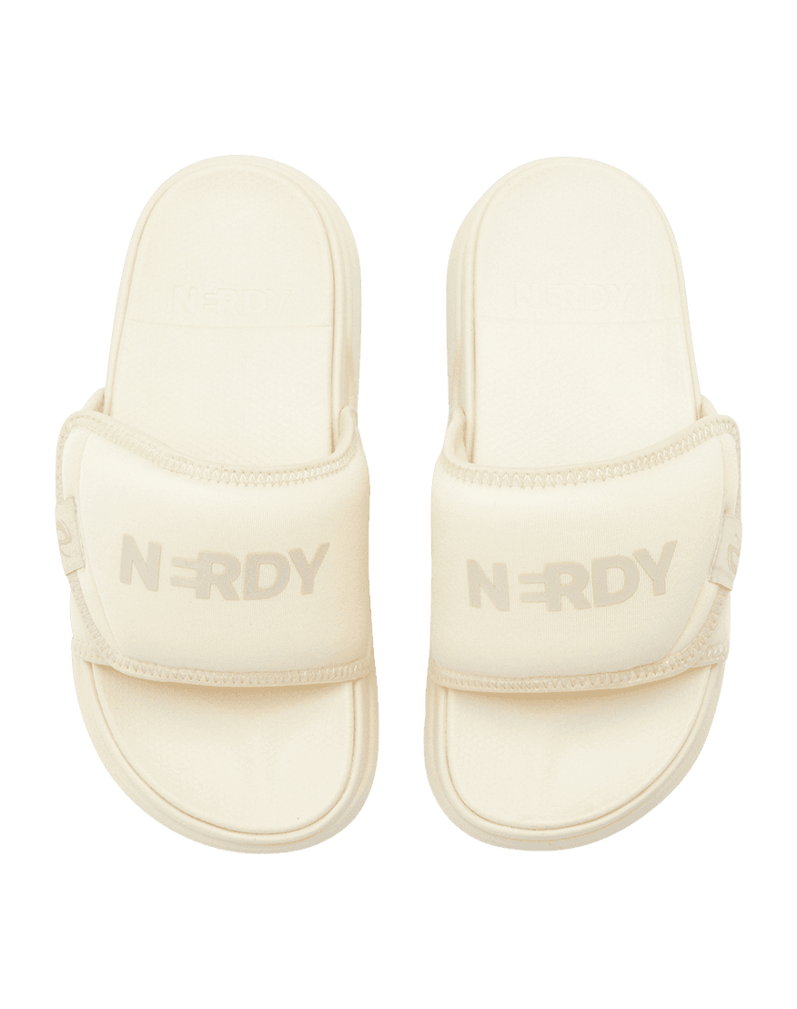 [리퍼브 세일] 콤비 밸크로 슬라이드 아이보리