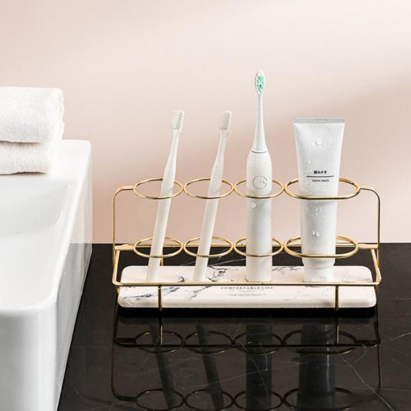 규조토 받침 칫솔꽂이 골드 거치대 소형