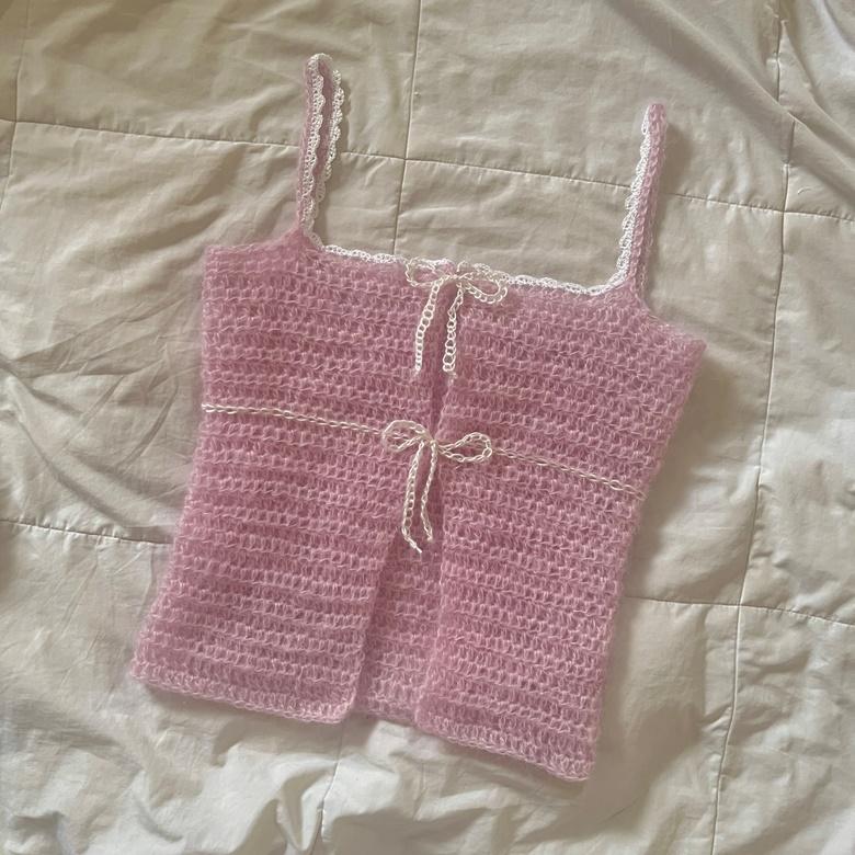 fairy floss top- crochet pdf pattern ♡