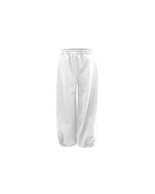 오도어(ODOR)  Molly wide jogger in white - 사이즈 & 후기 | 무신사