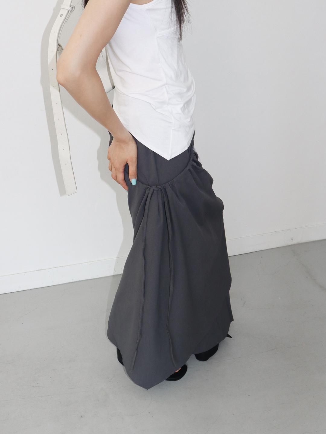 VANTA PINTUCK SKIRT (4COLOR)