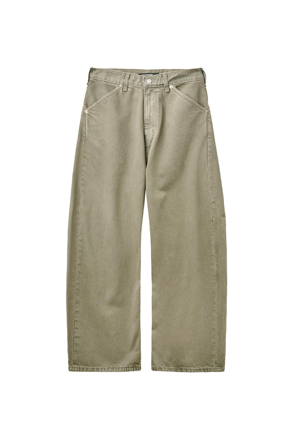 Wide Curve Jeans Olive (Restock)