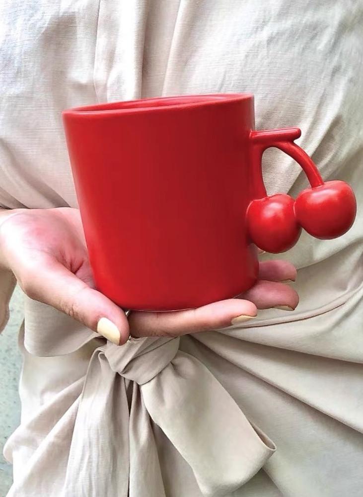 크림스튜디오 cherry peach mug