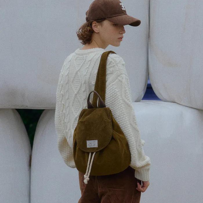FOLLY BACKPACK [KHAKI - CORDUROY]