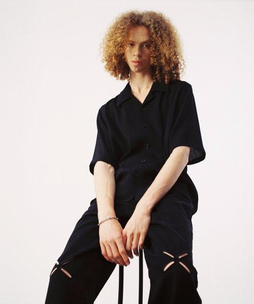 플뢰르 와이드 데님 블랙