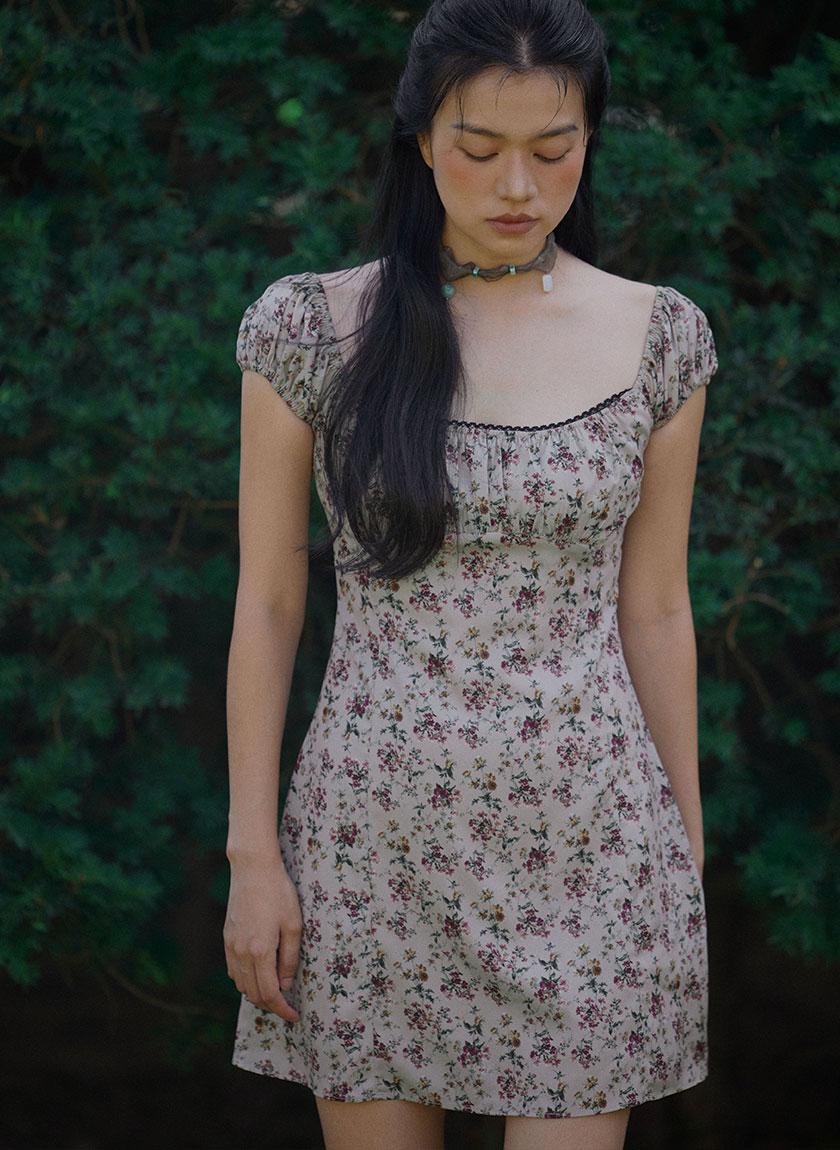 루루서울 Maple Syrup Dress (Beige)