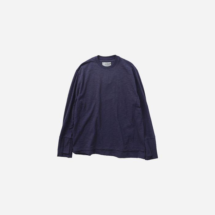 LAYERED LONGSLEEVE TEE (DARK PURPLE)