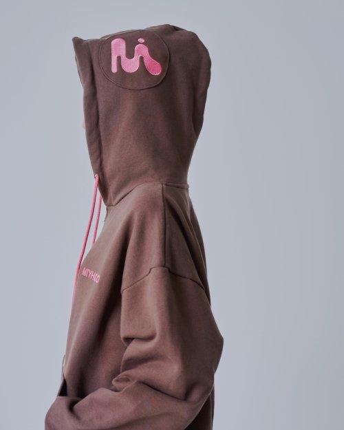 미와이후(MIYHOO)  EARPLUG HOODIE ZIP-UP BROWN - 사이즈 & 후기 | 무신사