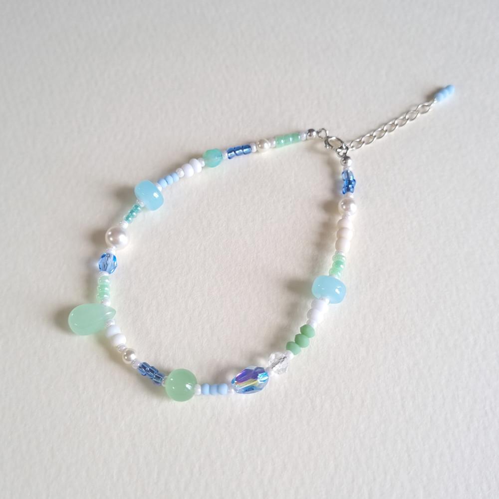 슈가 듀드랍 / 스털링실버 시드비즈 팔찌 Bracelet