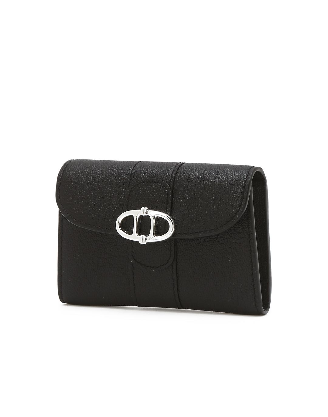 BLACK CLASSIC DOUBLE-A BUSINESS CARD WALLET(SILVER)