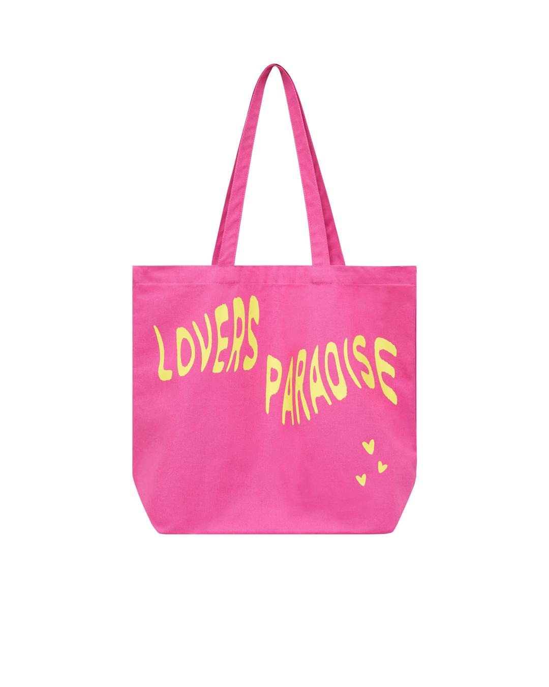 HS x SG Wave Cotton Bag_Pink