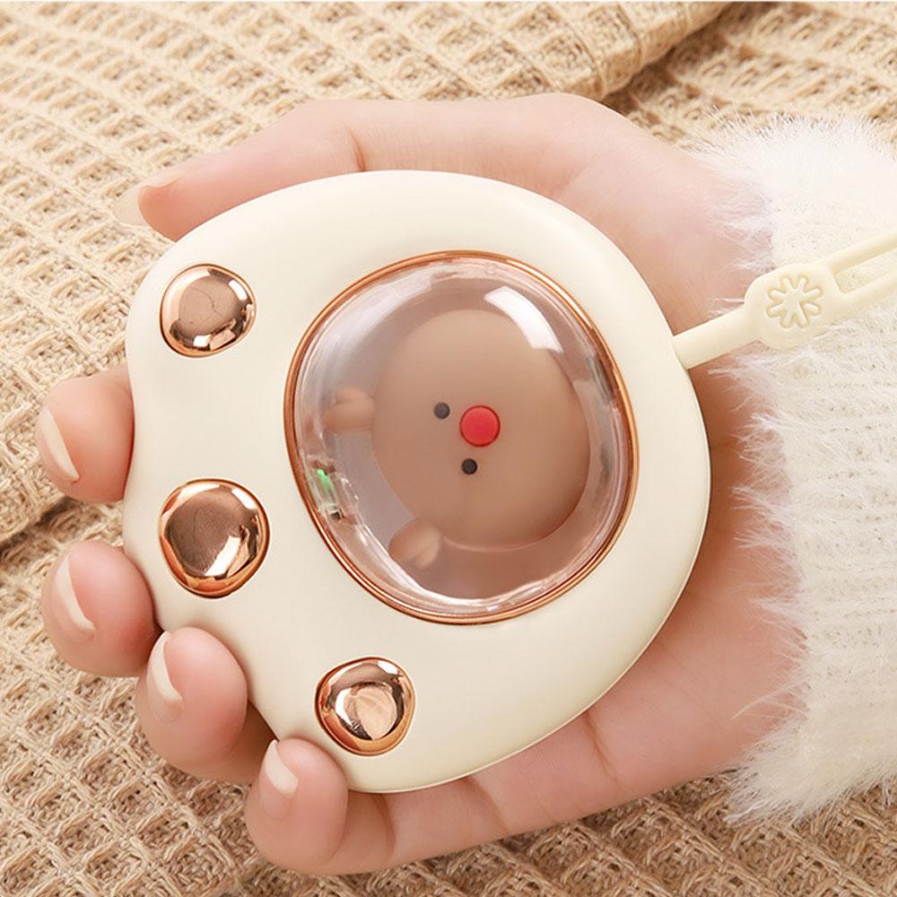 곰발바닥 USB 손난로 C타입 충전 주머니난로 핫팩