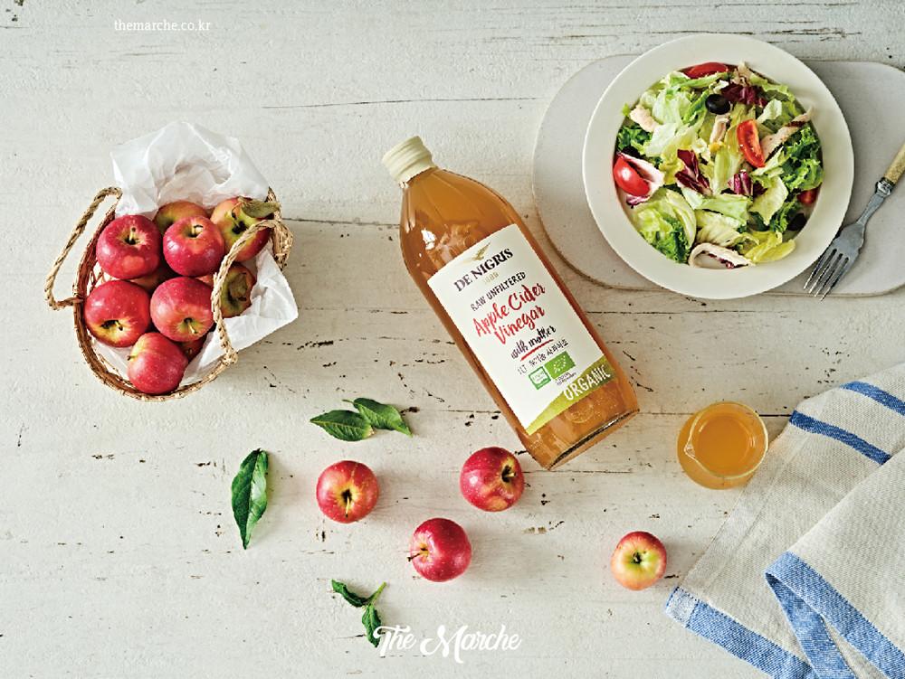 데니그리스 유기농사과식초 1리터 애플사이다비니거 브래그