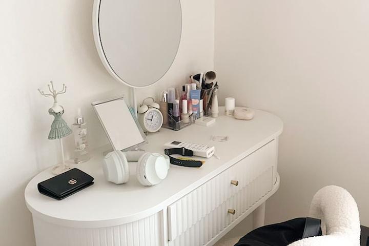 쿠폰가 96,903원~ / 코티 템바보드 수납화장대 800/1000 (거울포함)