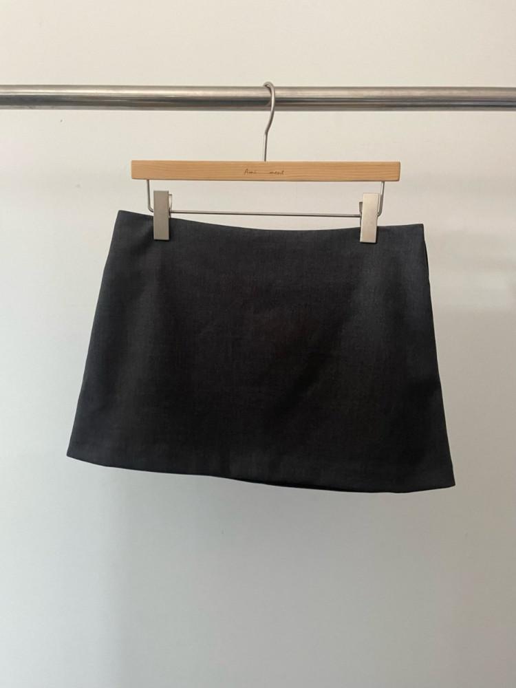 24SS amiment 아미먼트 시즌 로우 스커트 미니
