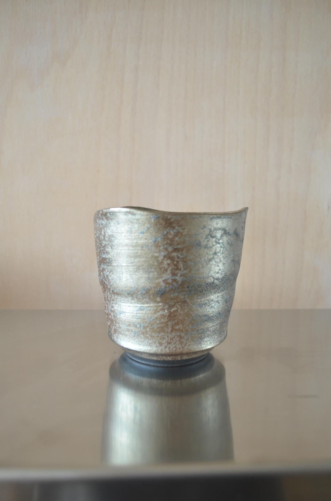 silver-crystal cup