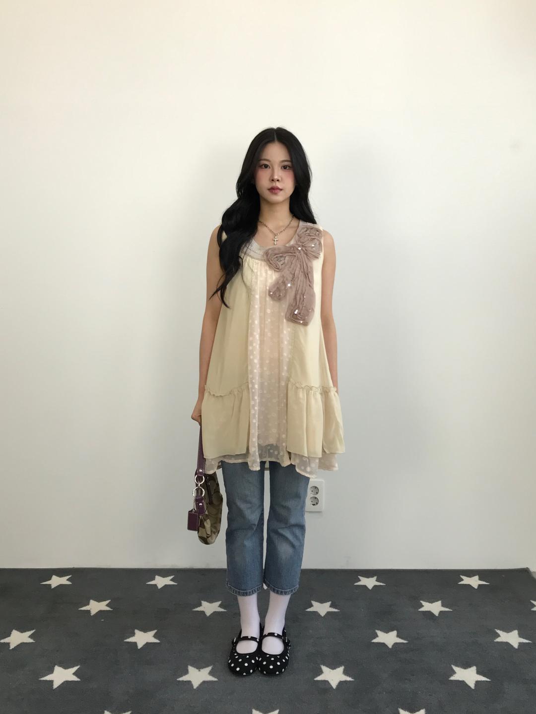 'Axes Femme' Layered Ruffle Tunic Onepiece