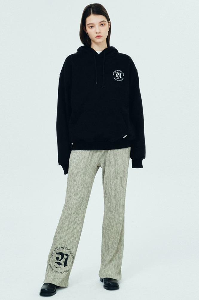 ROMAN TYPO PLEATS PANTS-BEIGE