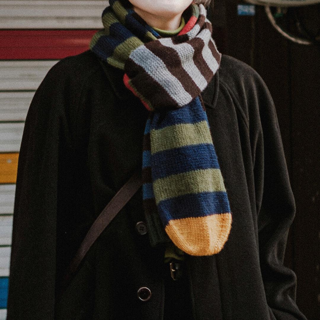 [DIY KIT] Stripe Sock Muffler / 스트라이프 양말 목도리 패키지