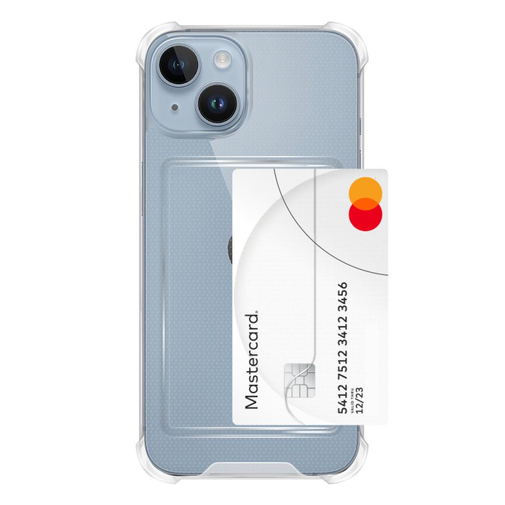 투명하드 카드 케이스 아이폰14프로 변색없는 심플 슬림 젤리 수납 범퍼