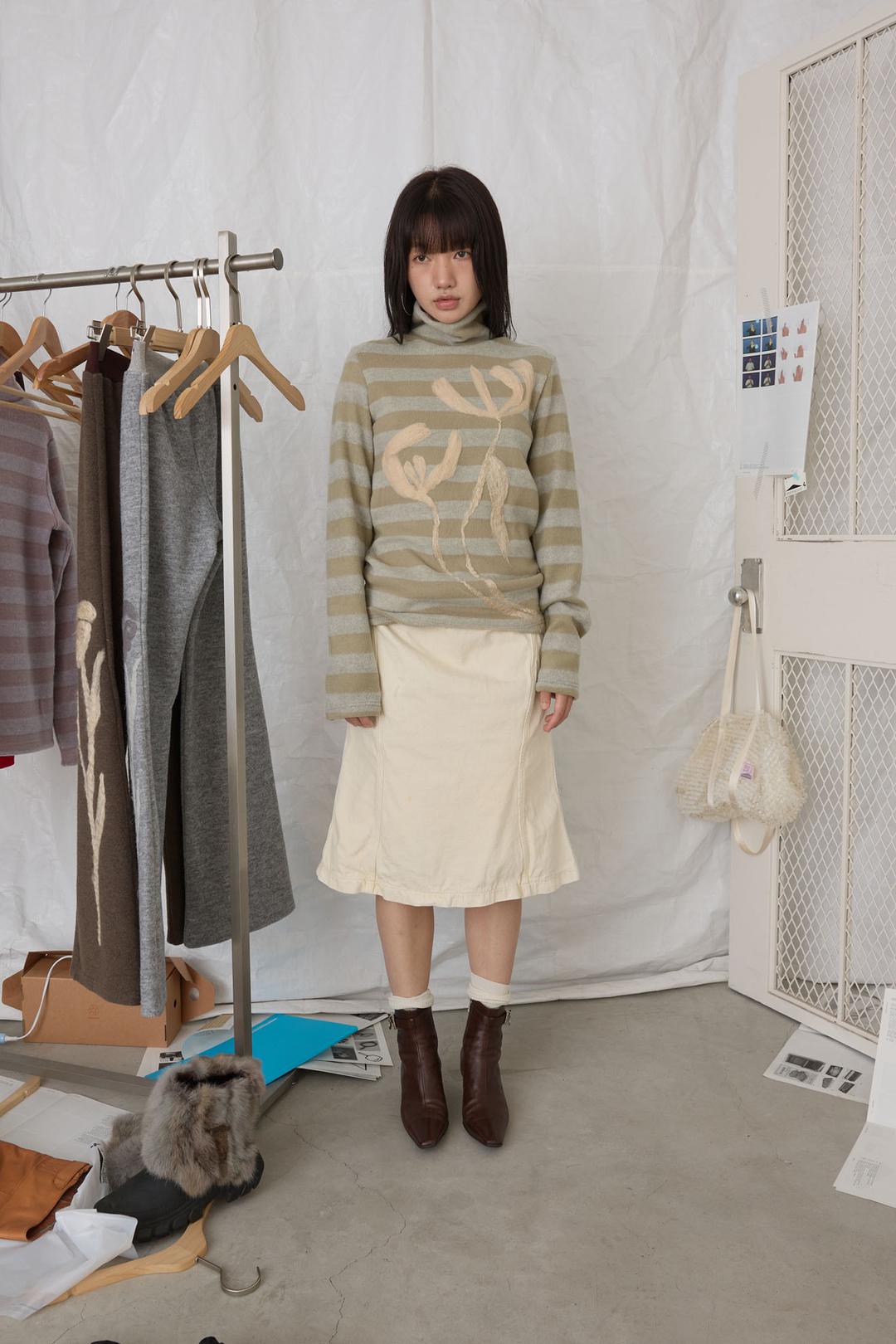 felt planty turtleneck_green