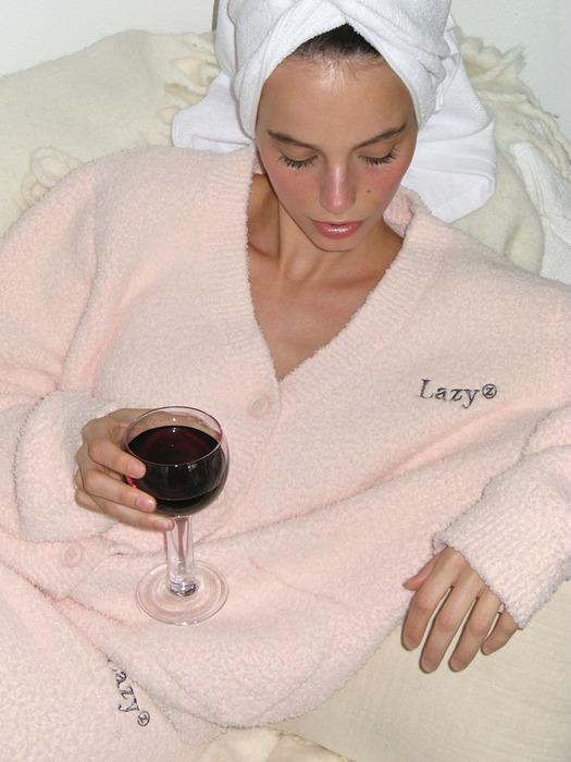 스윗 드림 플러피 가디건 팬츠 세트 핑크