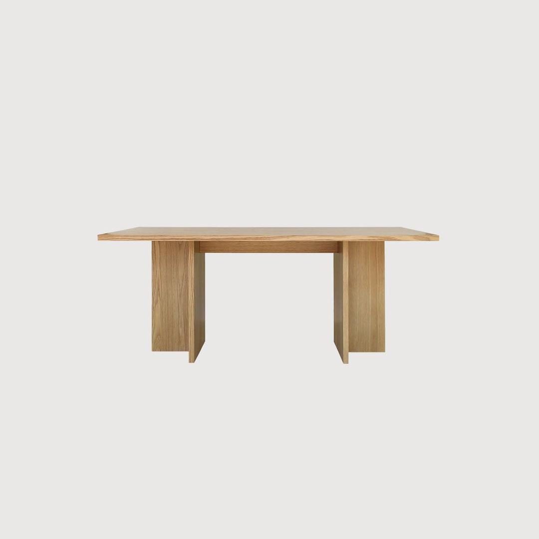 COLUMN TABLE WHITE OAK