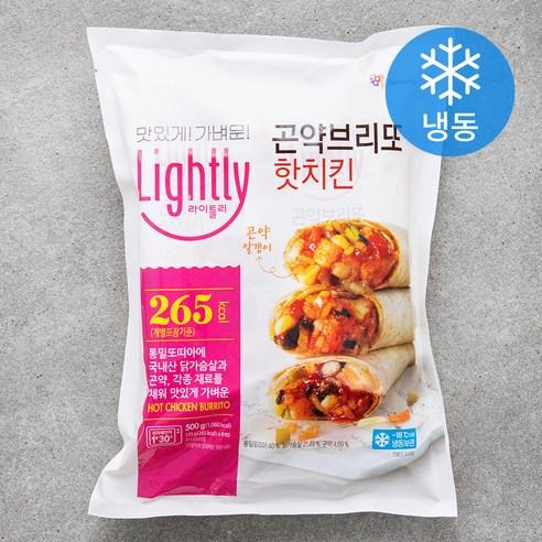 대상 라이틀리 곤약브리또 핫치킨 4입 (냉동), 500g, 1개 - 브리또 | 쿠팡