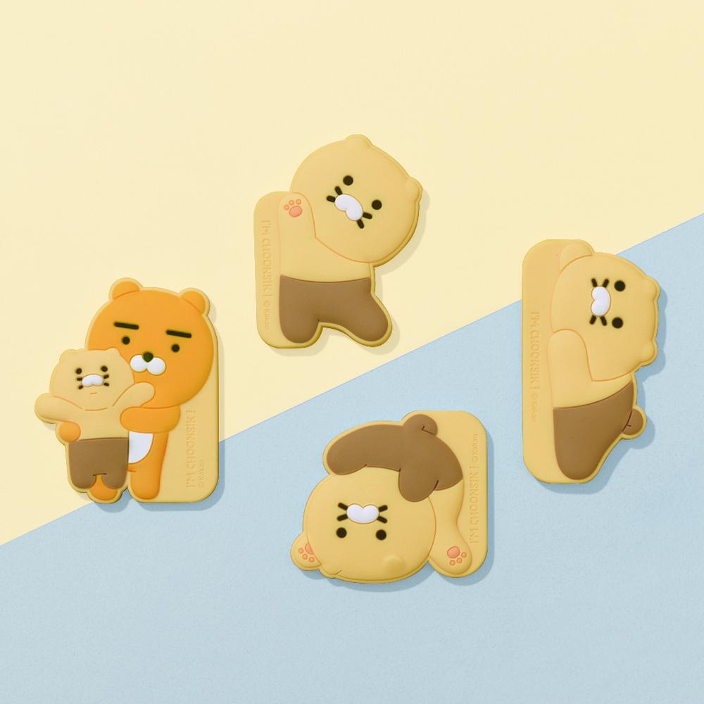 "문콕방지' 춘식이 리틀라이언 리틀어피치 차량 도어가드(4P) 3종택1
