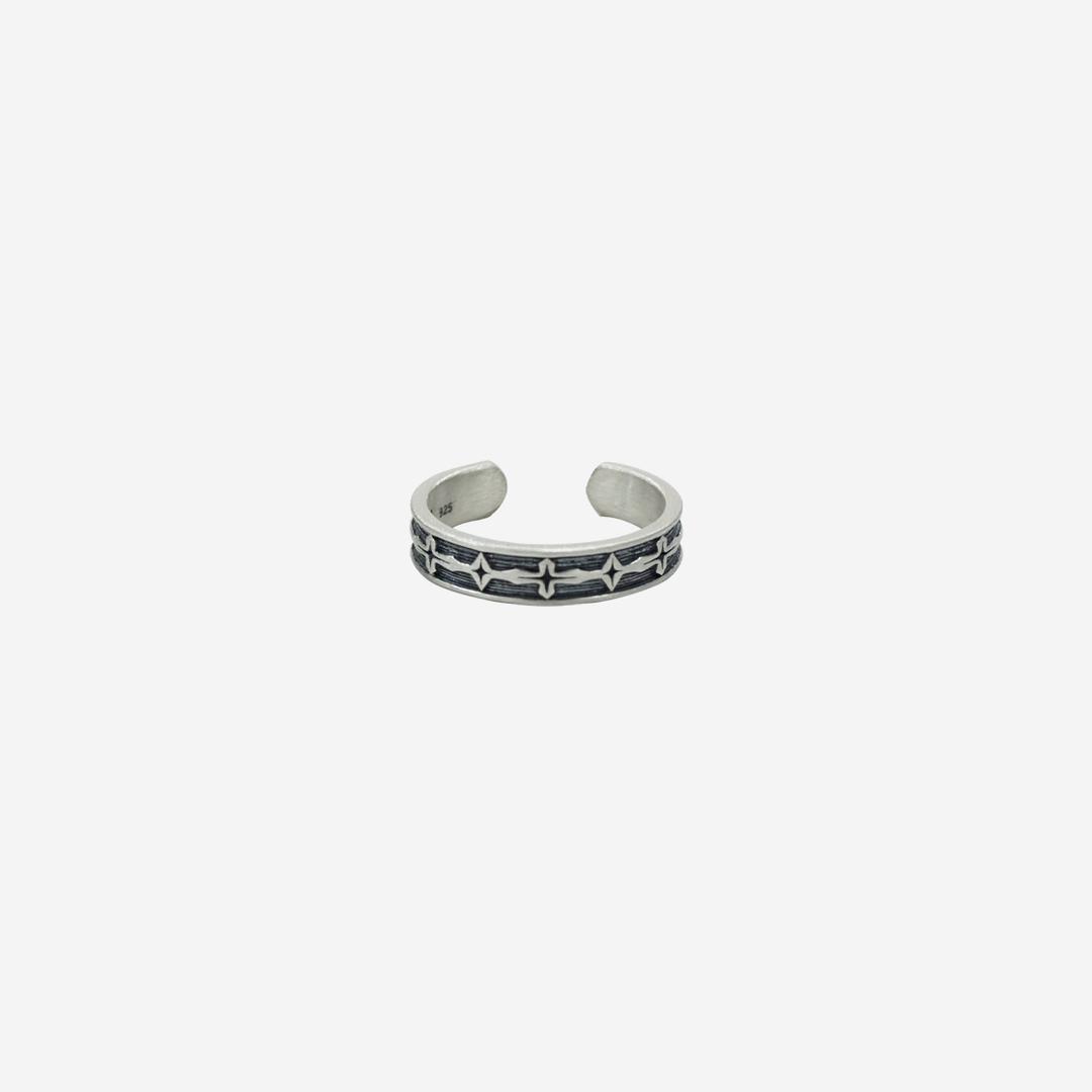 (02.12 PM6:00) 925 silver ring 005 - star