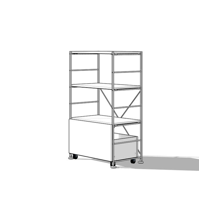 [16주년] 와이어수납 3단 W600