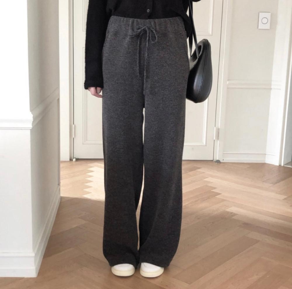 Overclassic 오버클래식 윈터 소프트 팬츠 허리밴딩 일자핏 3color