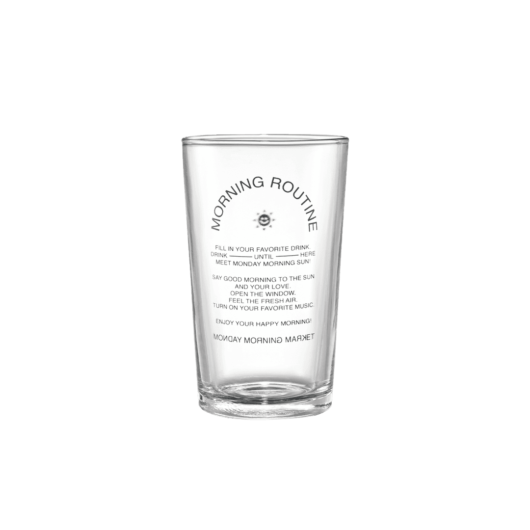 먼데이 모닝 루틴 글라스