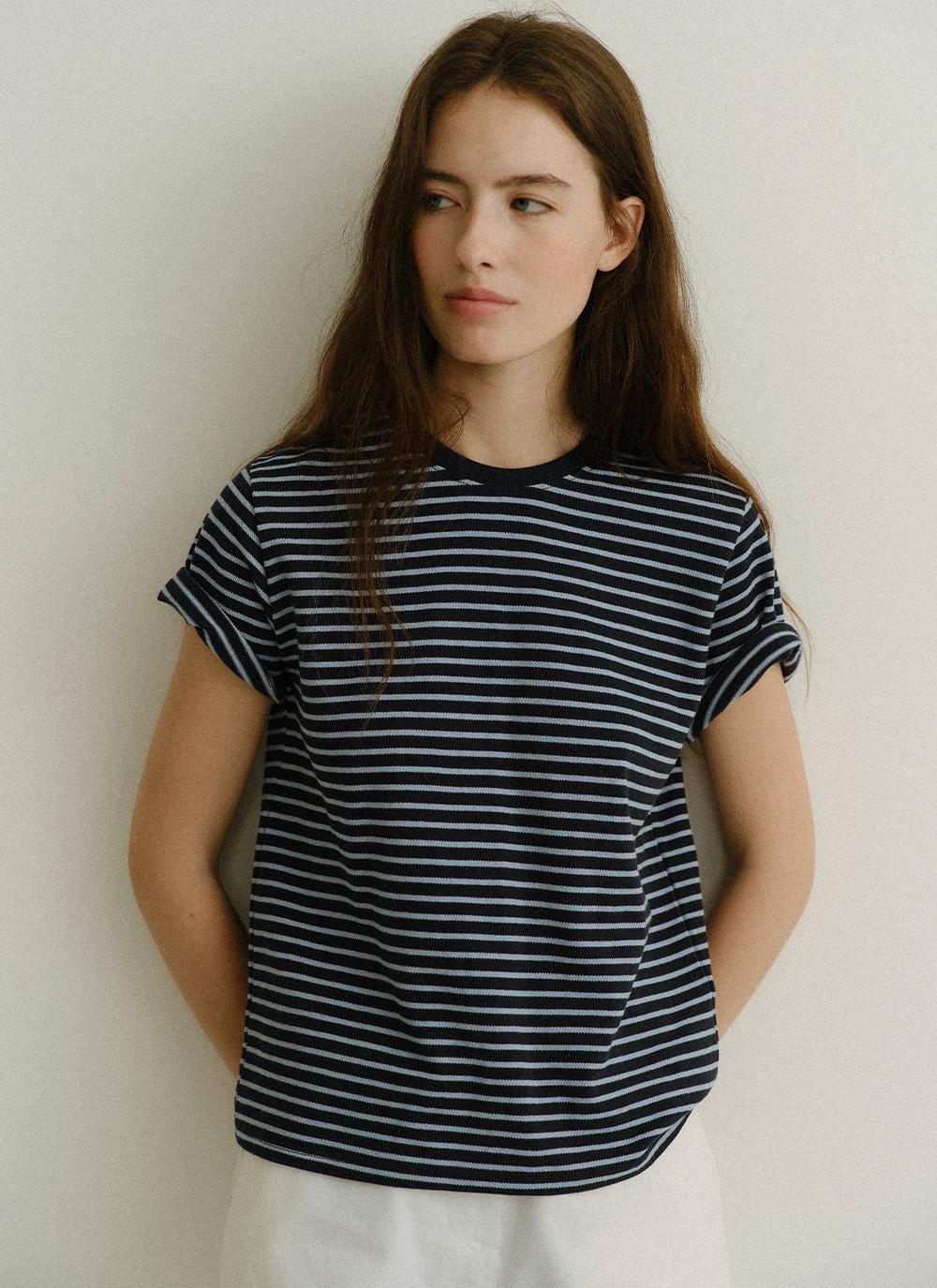 Benjamin Stripe T-shirt (Blue)
