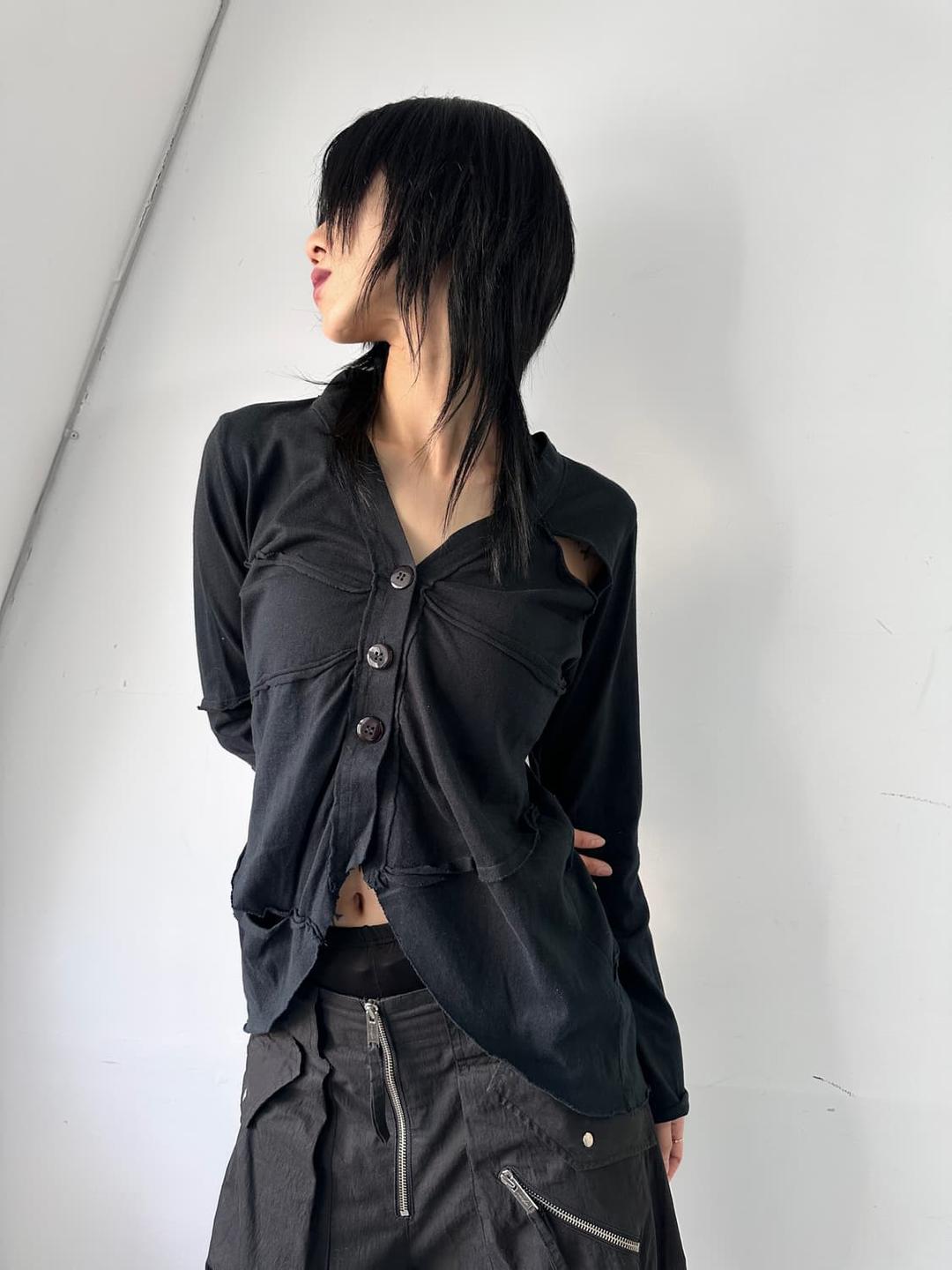 블랙피스나우 코튼 디테일 자켓 | 후루츠패밀리