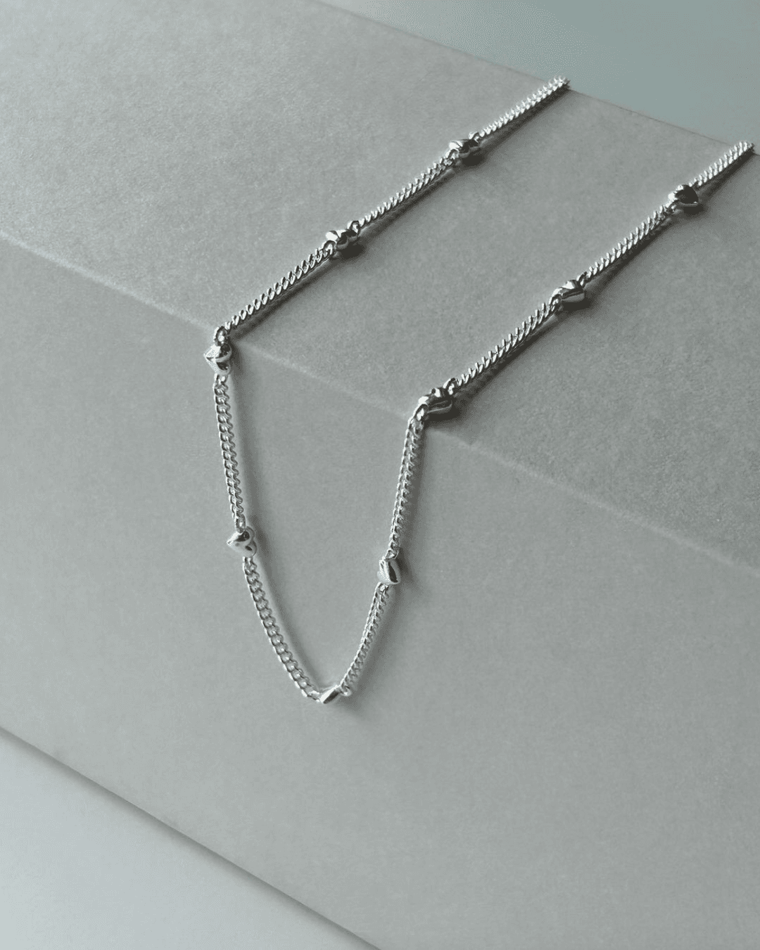 [925silver]Heart mini point nacklace