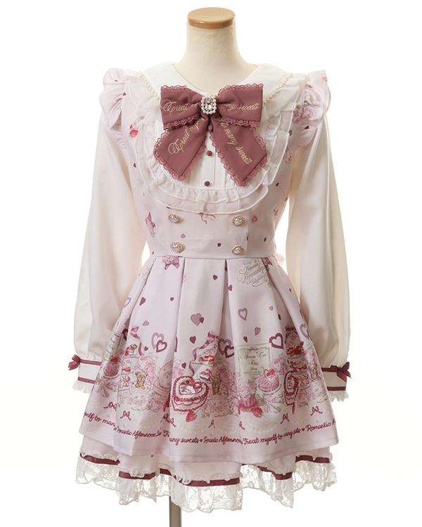 【予約商品】Many Hearts Afternoontea柄セットアップ