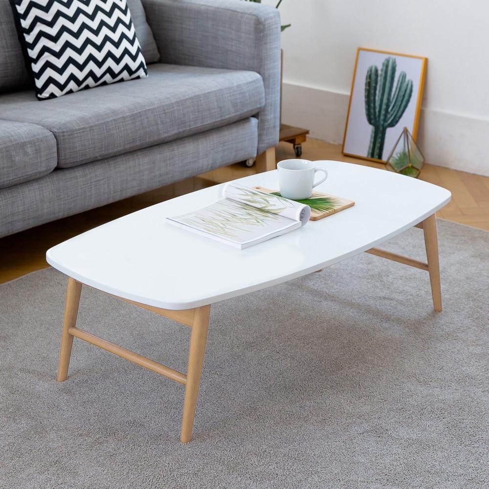 원목 좌탁 접이식 소파 거실테이블