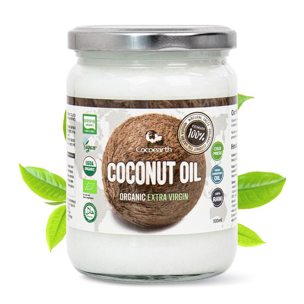 코코어스 프리미엄 엑스트라버진 코코넛오일 500ml 비건오일 유기농