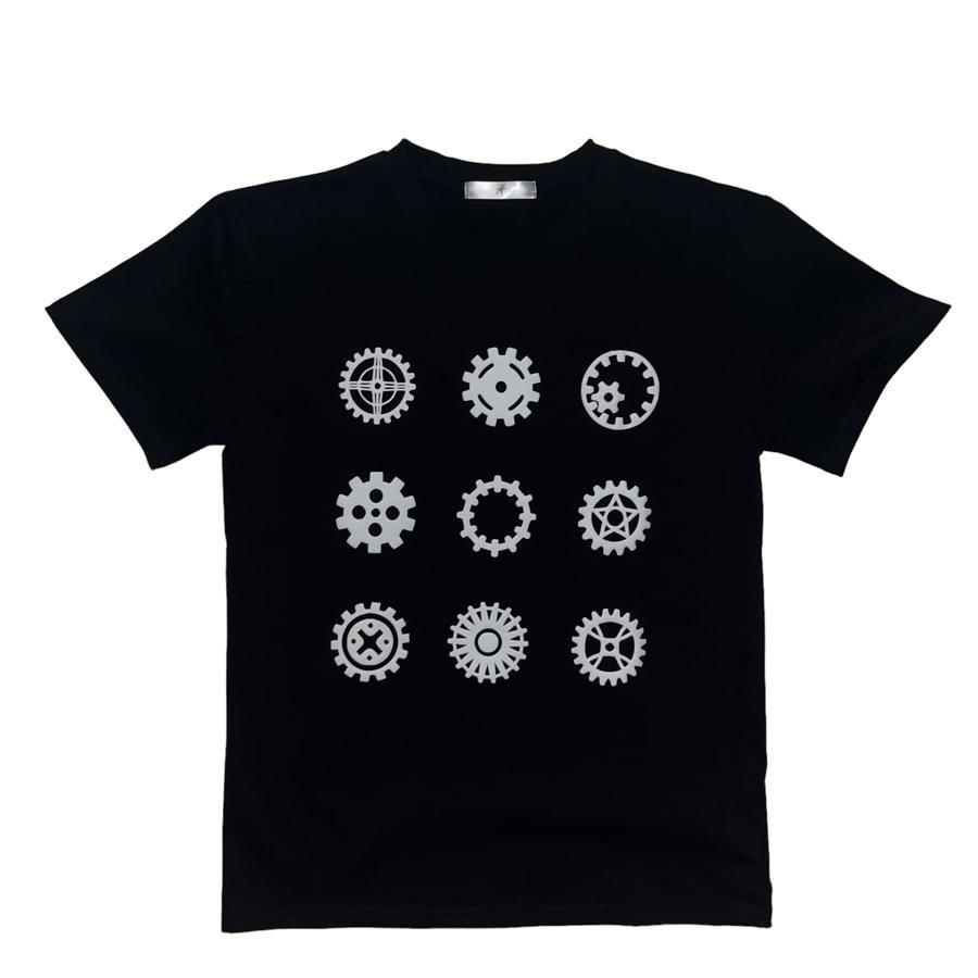 [SMOKEASTAR] NINE GEARS T-SHIRT (BLACK)