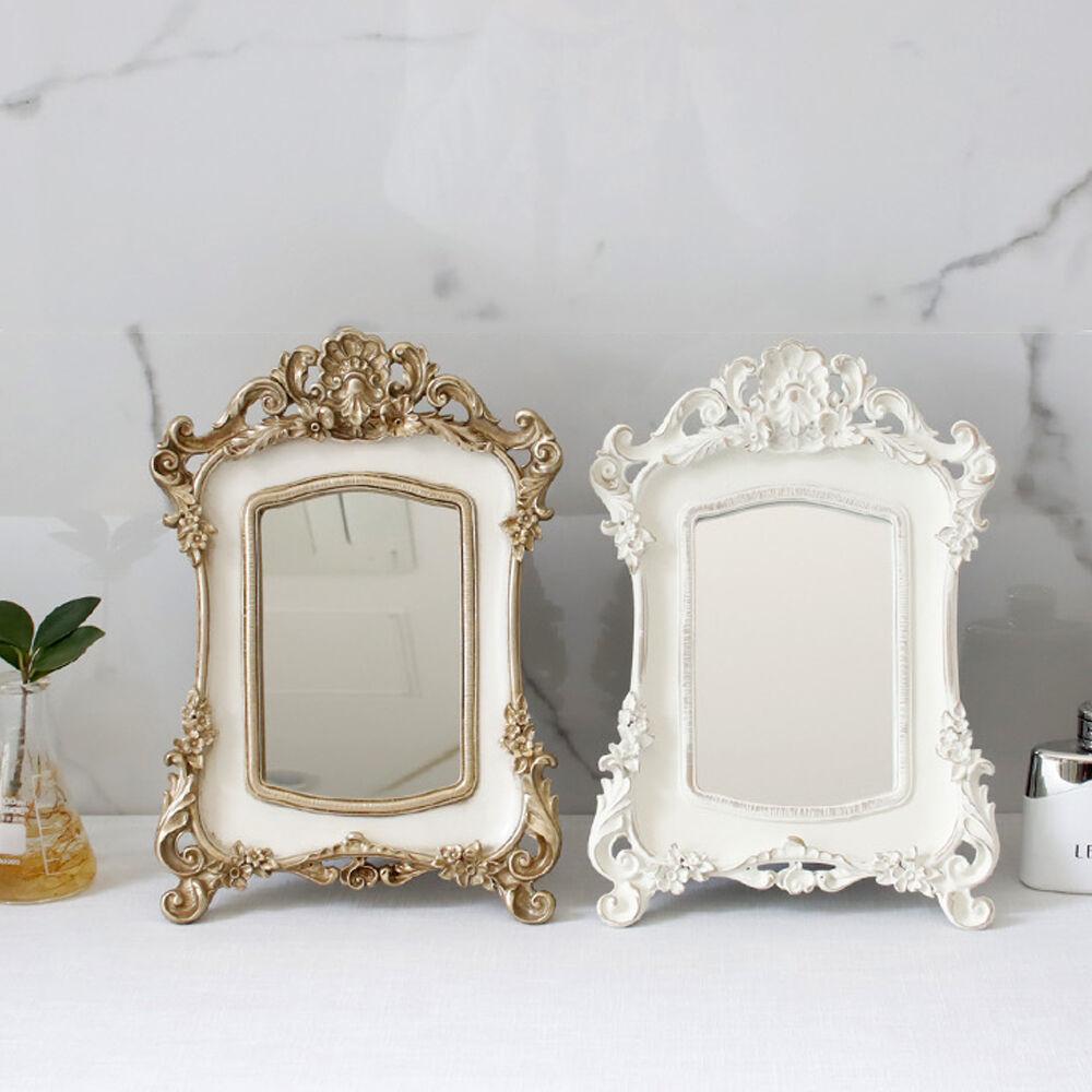 엔틱 로렌 탁상 거울 (2color)