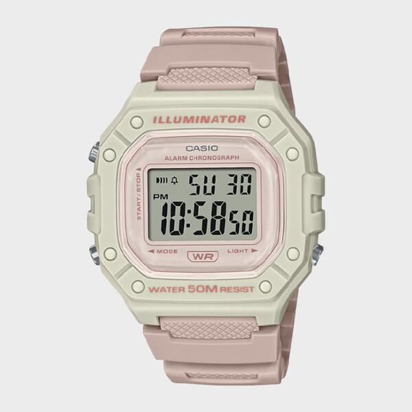 CASIO 카시오 W-218HC-4A2 파스텔컬러 디지털시계