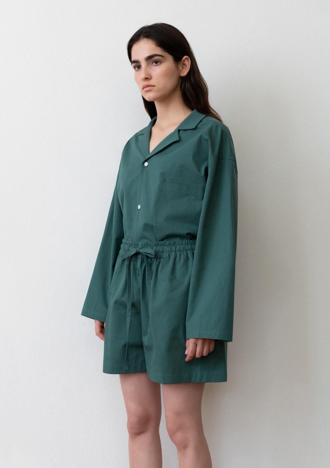 COTTON LOUNGE & SLEEPWEAR SET (PINE GREEN)