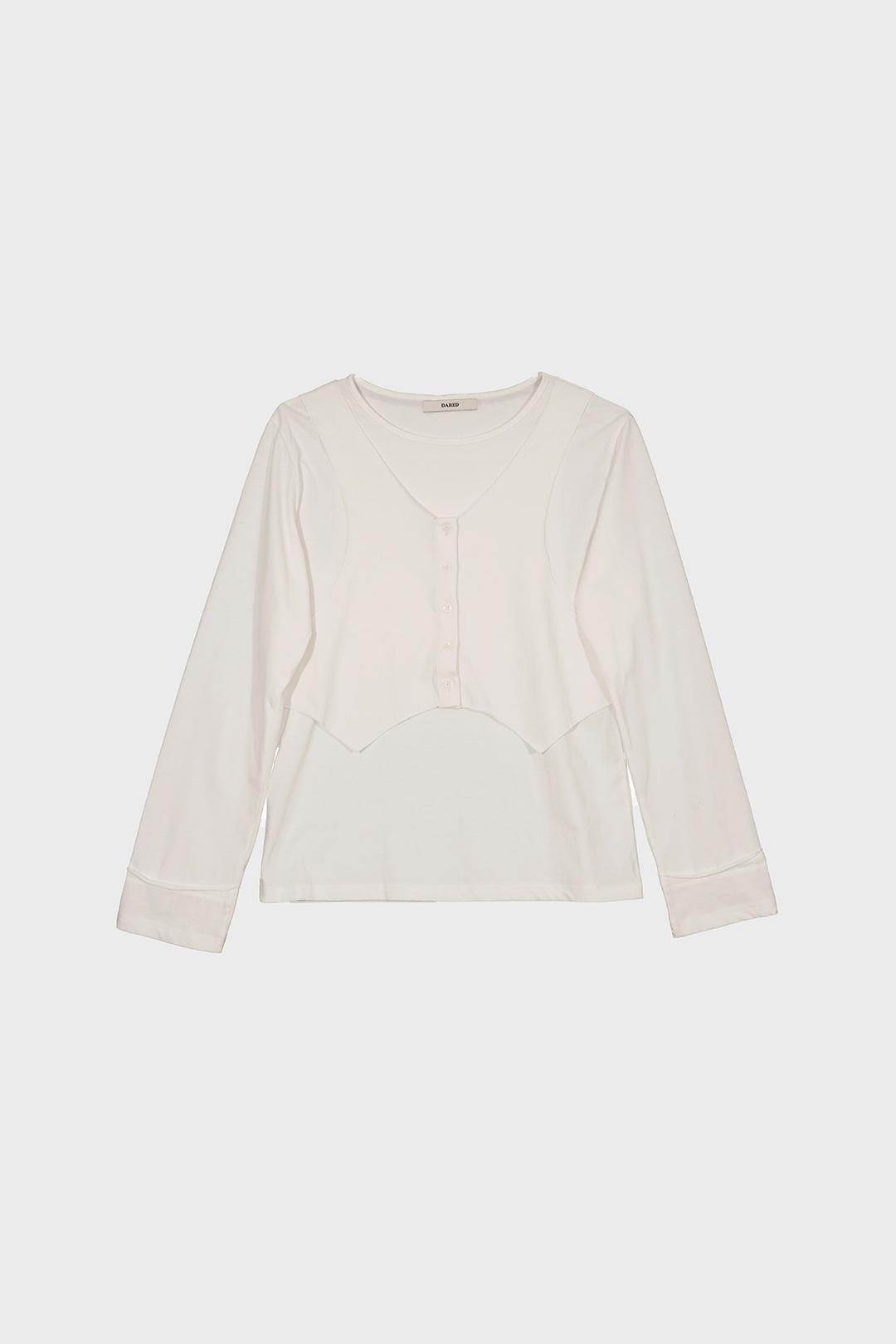 LAYERED VEST LONG SLEEVE TEE