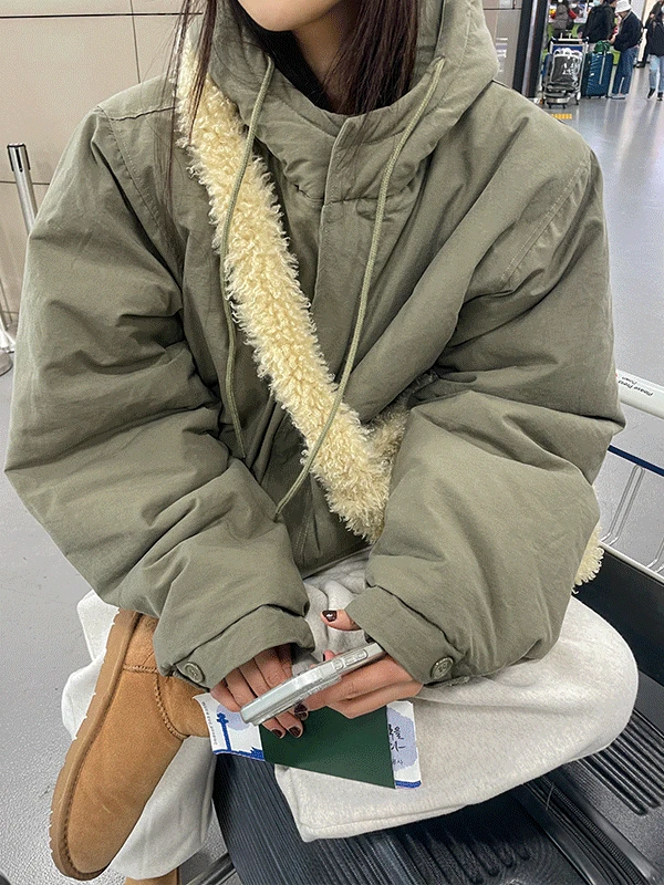 [인기폭주/뉴버전] 카터2 후드 패딩 야상 점퍼