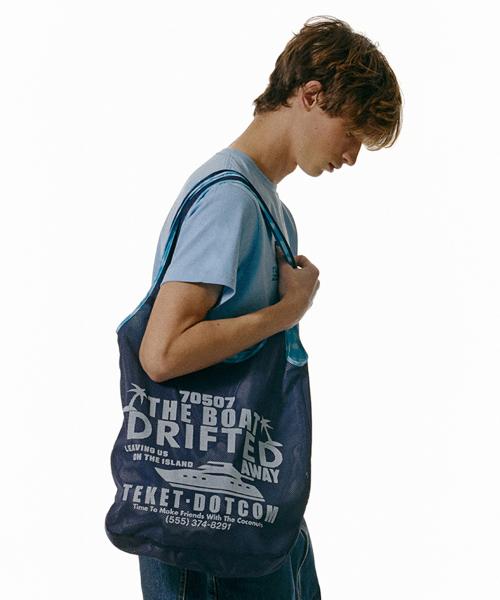 Boat Reversible Mesh Bag Blue