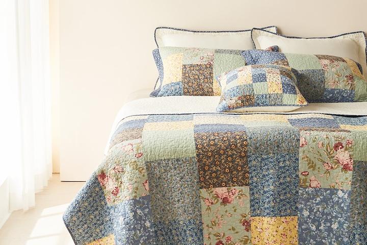 도미노 퀼팅 스프레드 세트 SS/Q/K